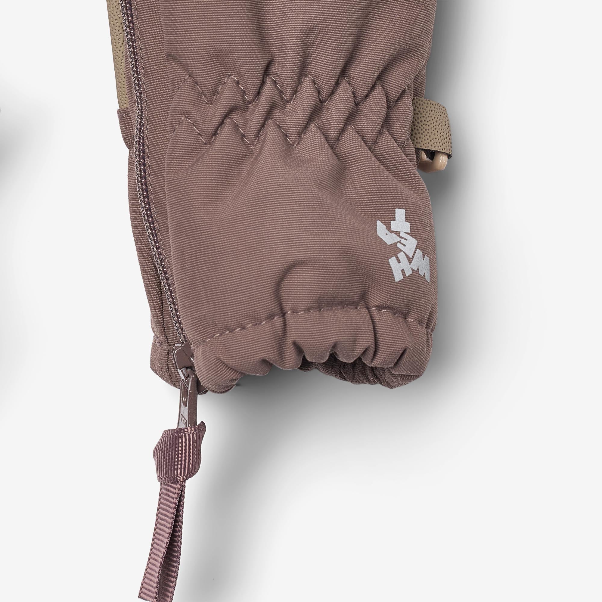 wheat-technical-mittens-zipper-f-ustlinge-plum-truffle-wasserdicht image 3