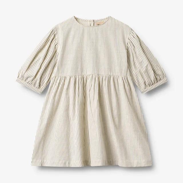 wheat-dress-3-4-sleeve-magda-kleid-dunkelblau-gestreift image 1