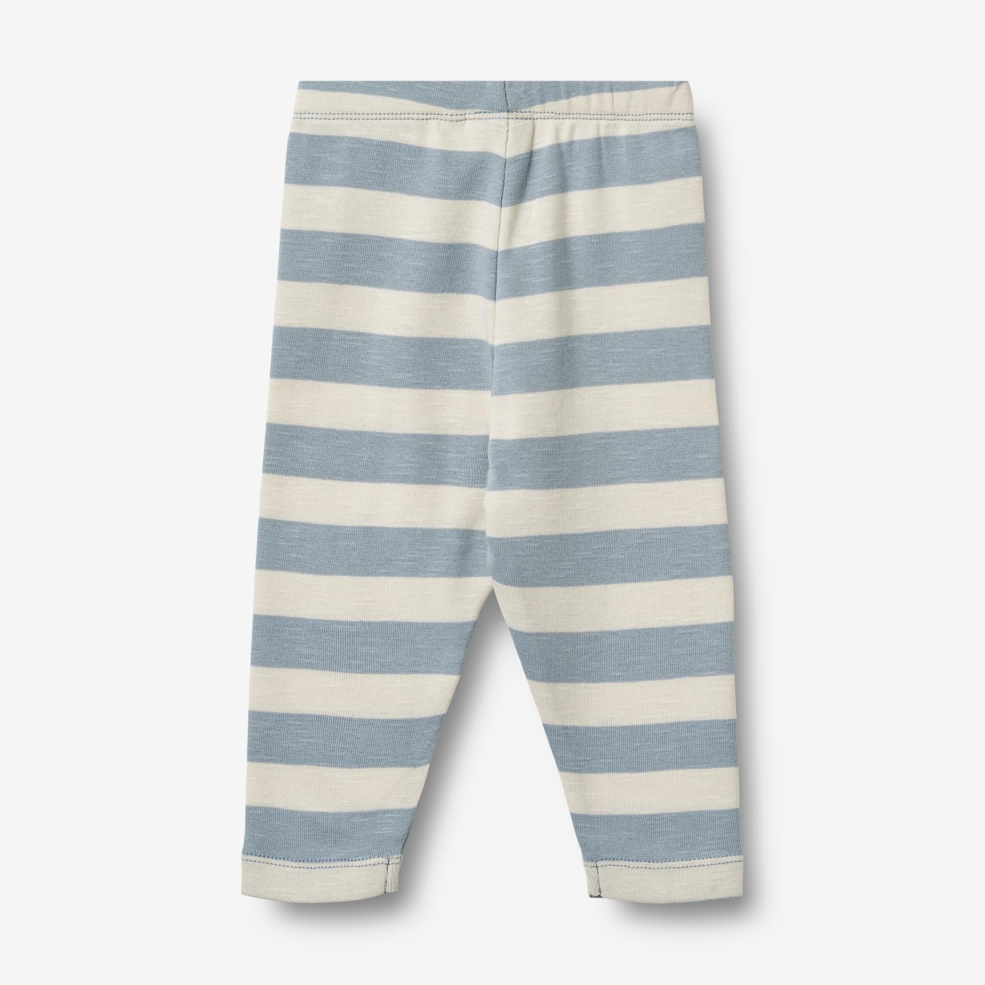 wheat-jersey-pants-silas-babyhose-calm-blue-stripe-bio-baumwolle image 2