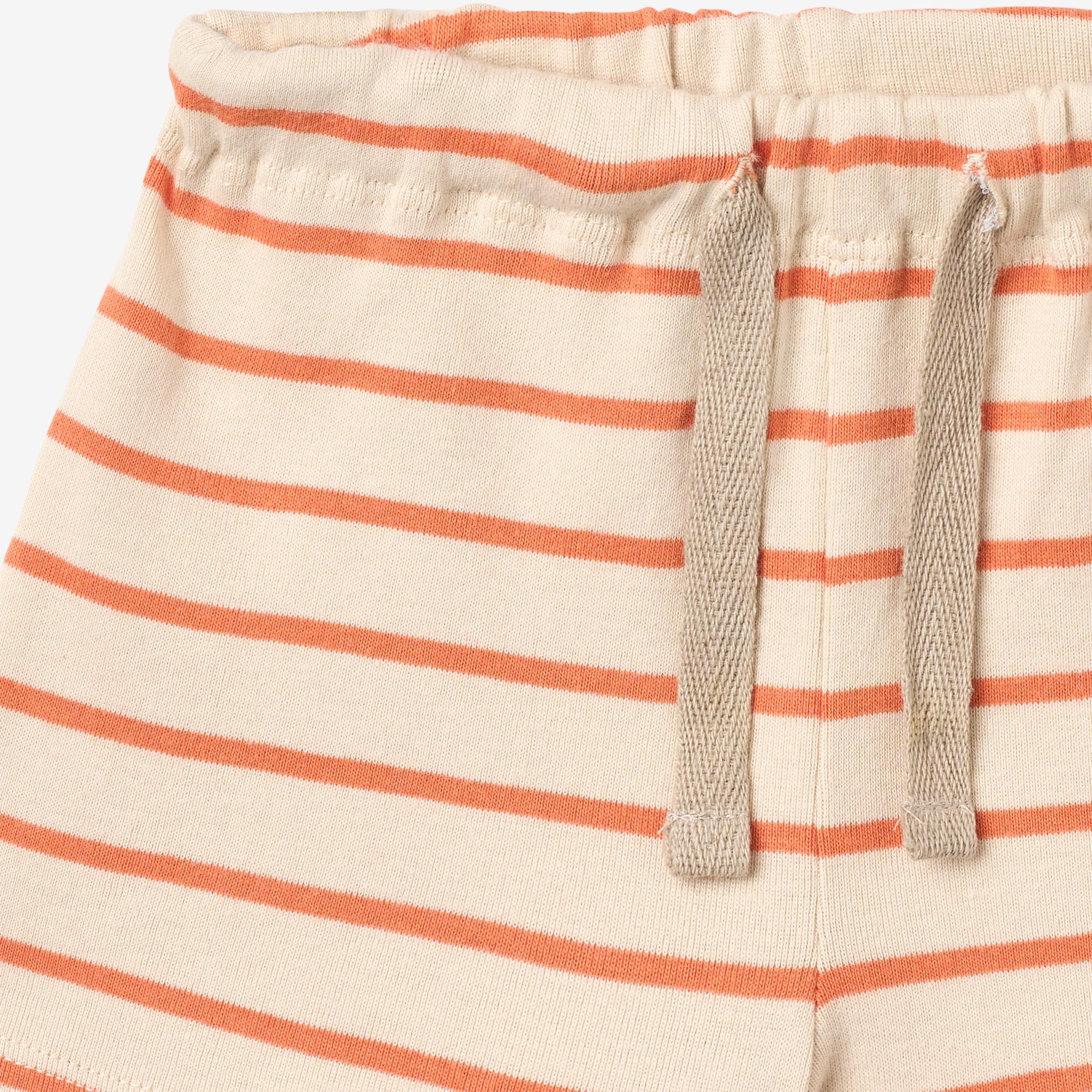 wheat-vic-jersey-shorts-orange-stripe-bio-baumwolle image 3