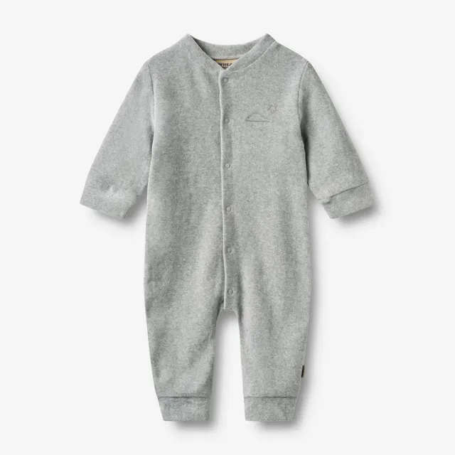 wheat-avery-strampler-babyoverall-melange-grey-bio image 1