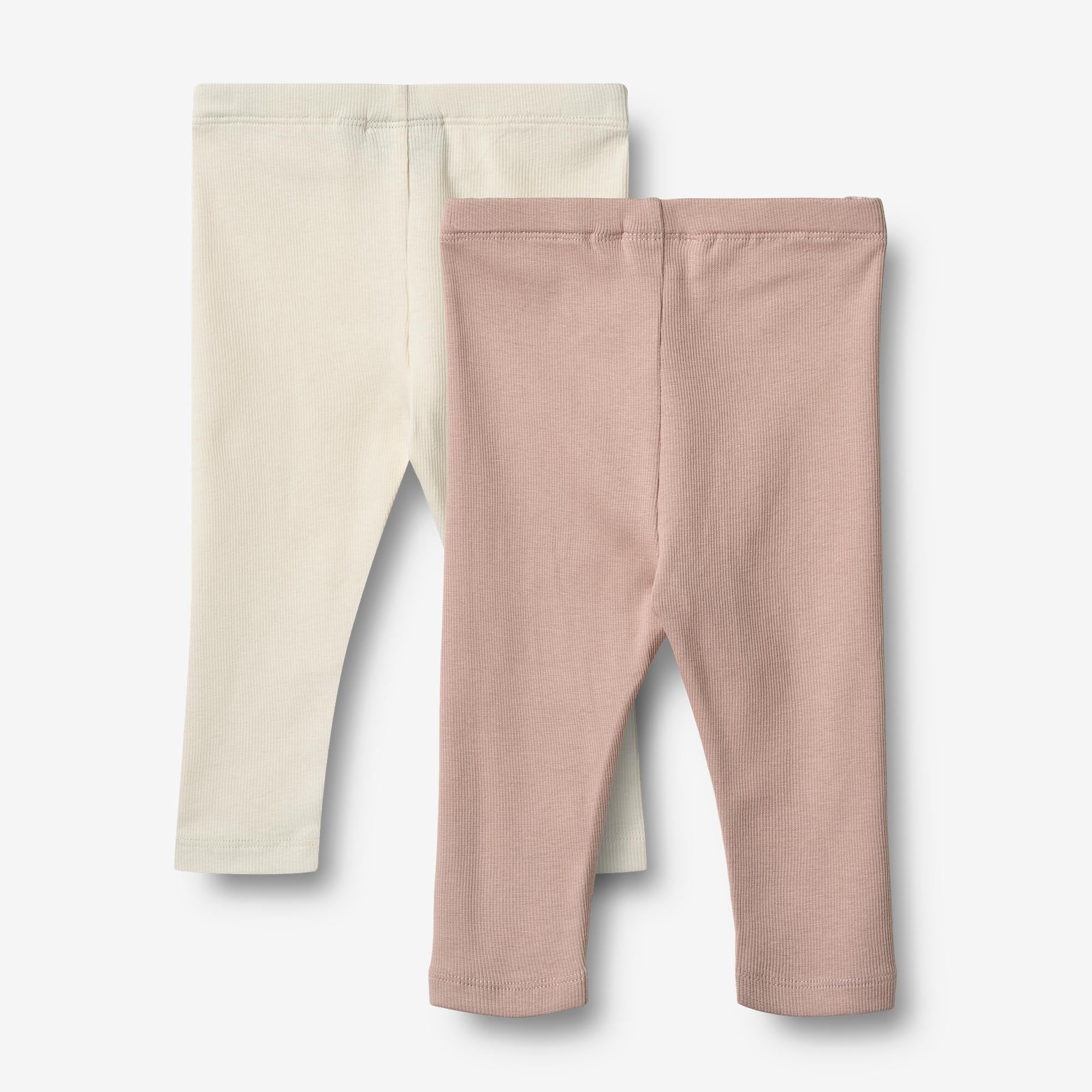 wheat-jules-leggings-2er-rose-powder-bio-baumwolle-baby image 3