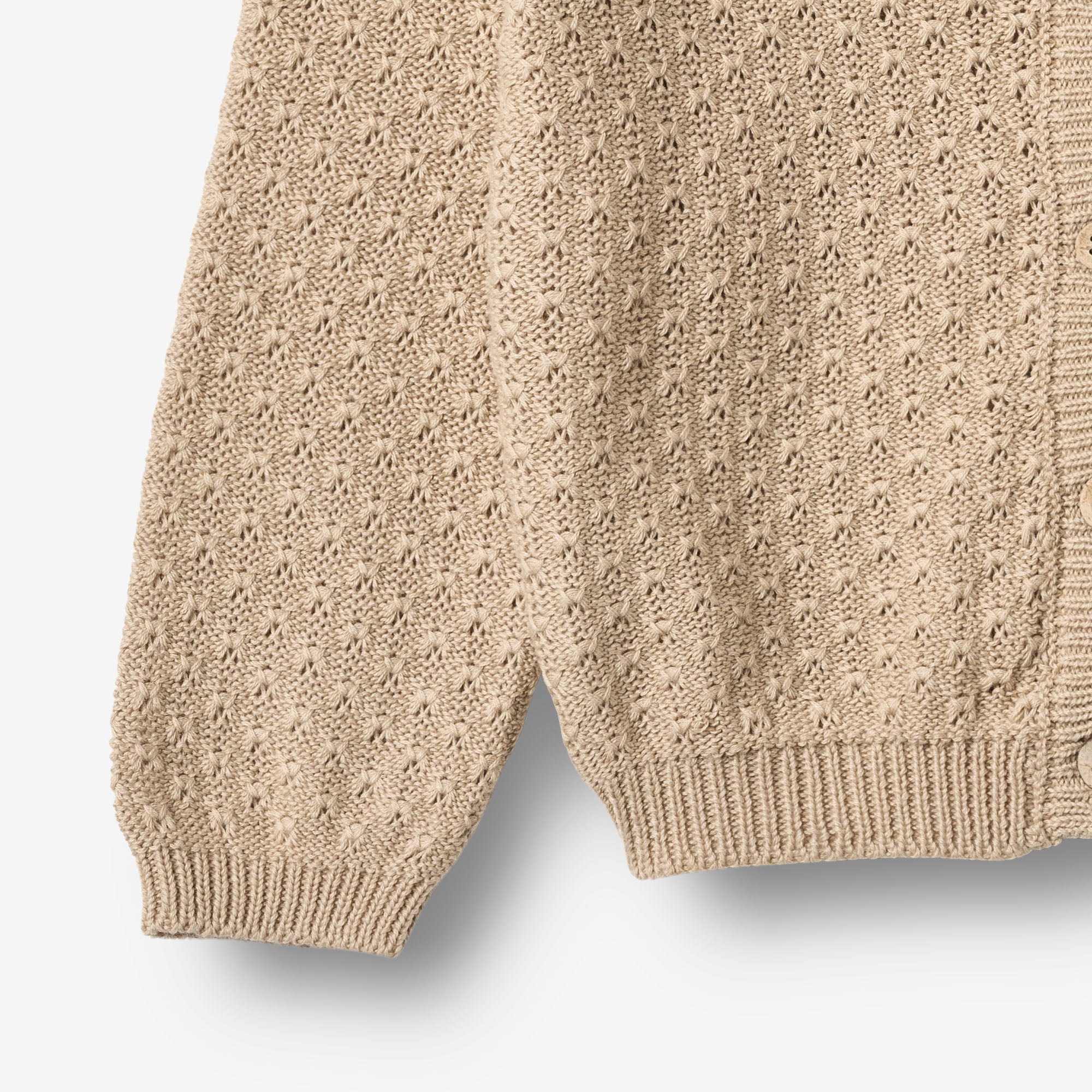 wheat-magnella-strickjacke-warm-sand-bio-baumwolle-m-dchen image 2