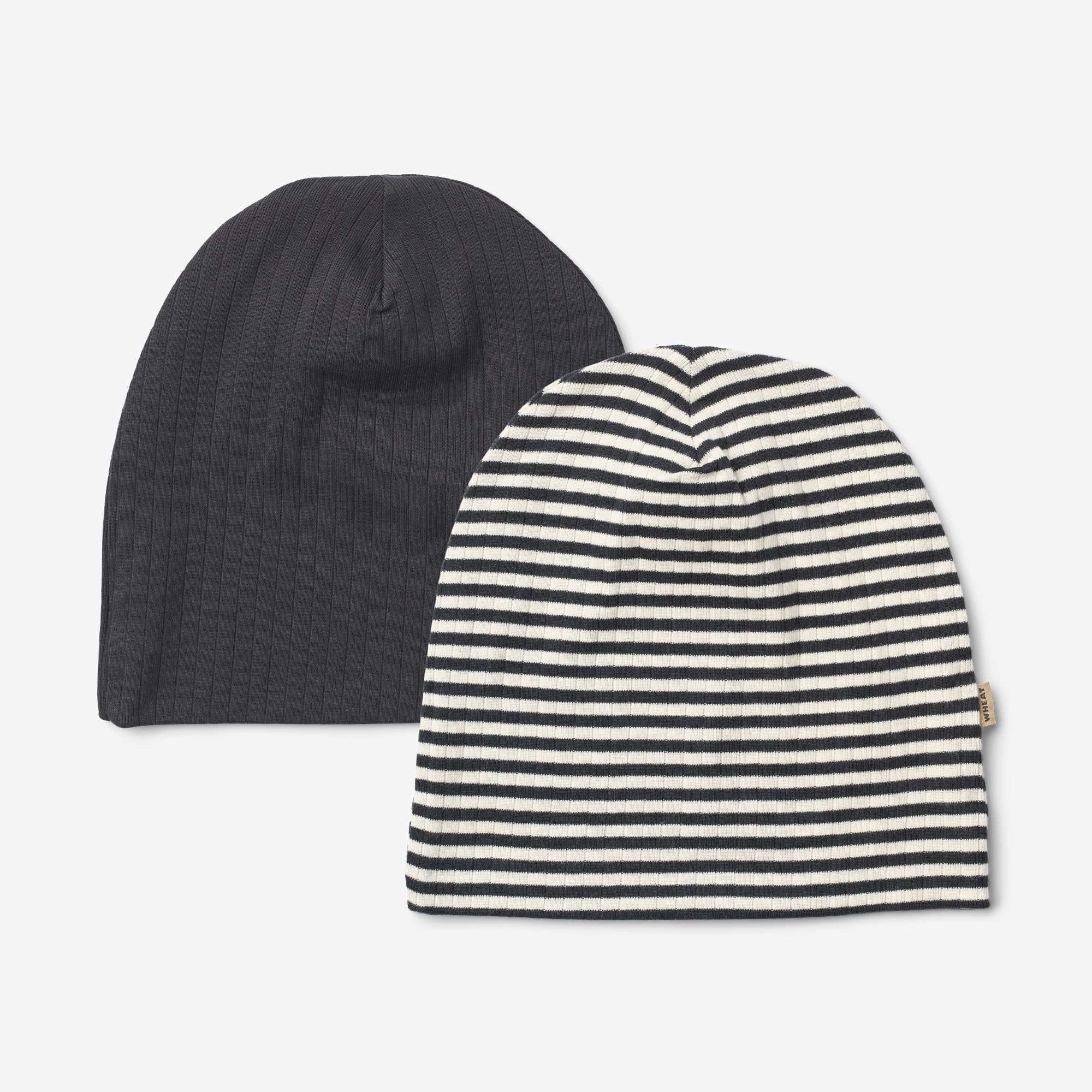 wheat-aidan-m-tze-2er-navy-rib-stripe-bio-baumwolle image 1