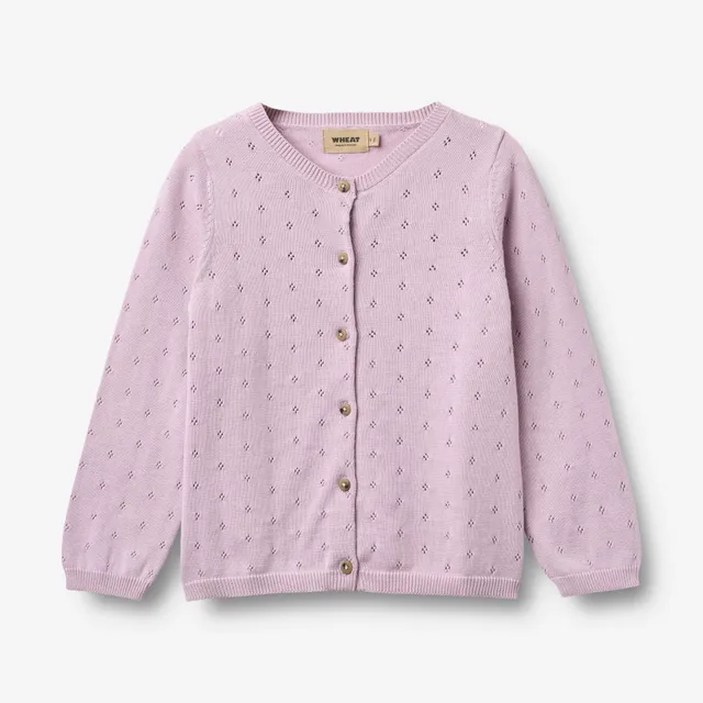 wheat-maia-strickjacke-lavender-bio-baumwolle image 1