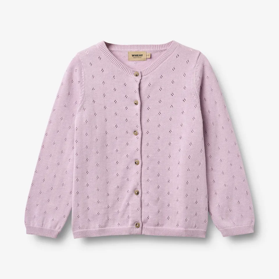 wheat-maia-strickjacke-lavender-bio-baumwolle image 1