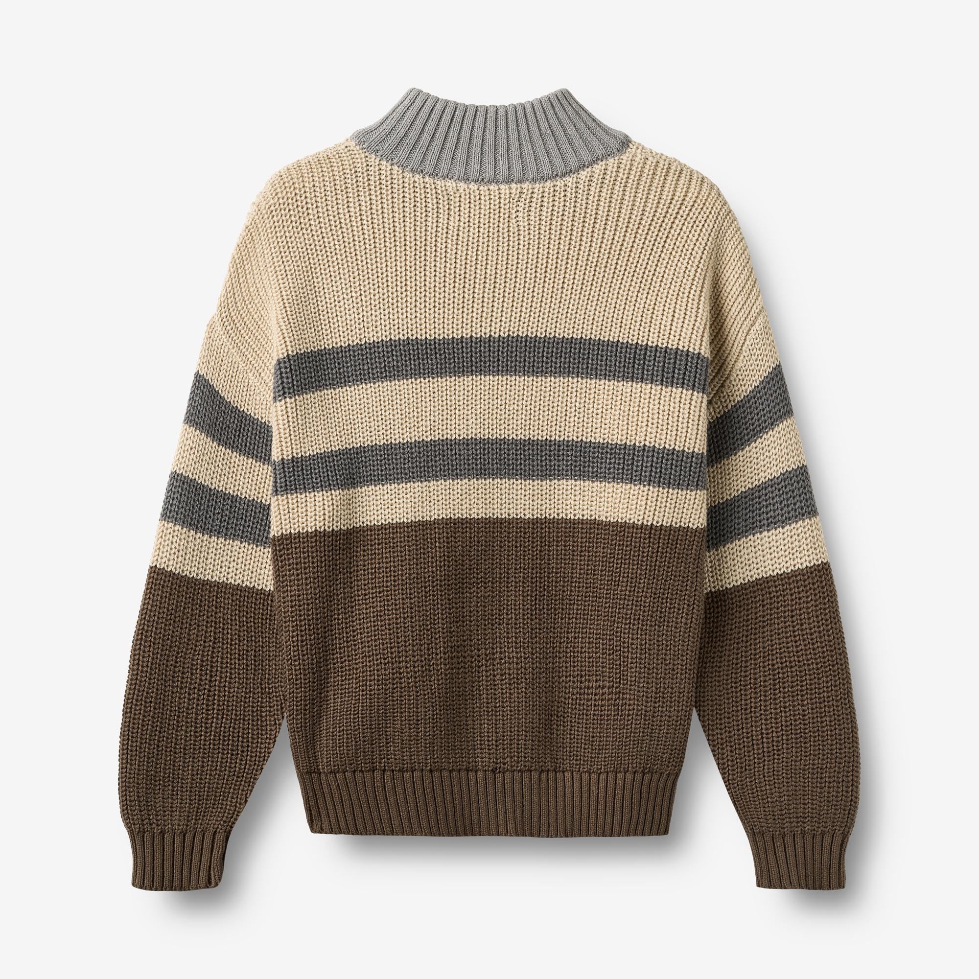 wheat-simo-half-zip-pullover-dry-wood-bio-strick image 2