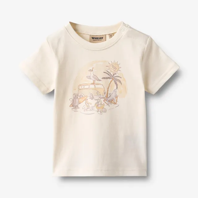 wheat-sonny-t-shirt-kurzarm-ivory-bio-baumwolle-baby image 1