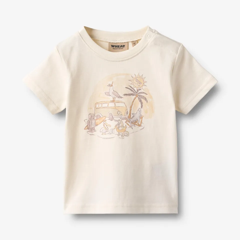 wheat-sonny-t-shirt-kurzarm-ivory-bio-baumwolle-baby image 1