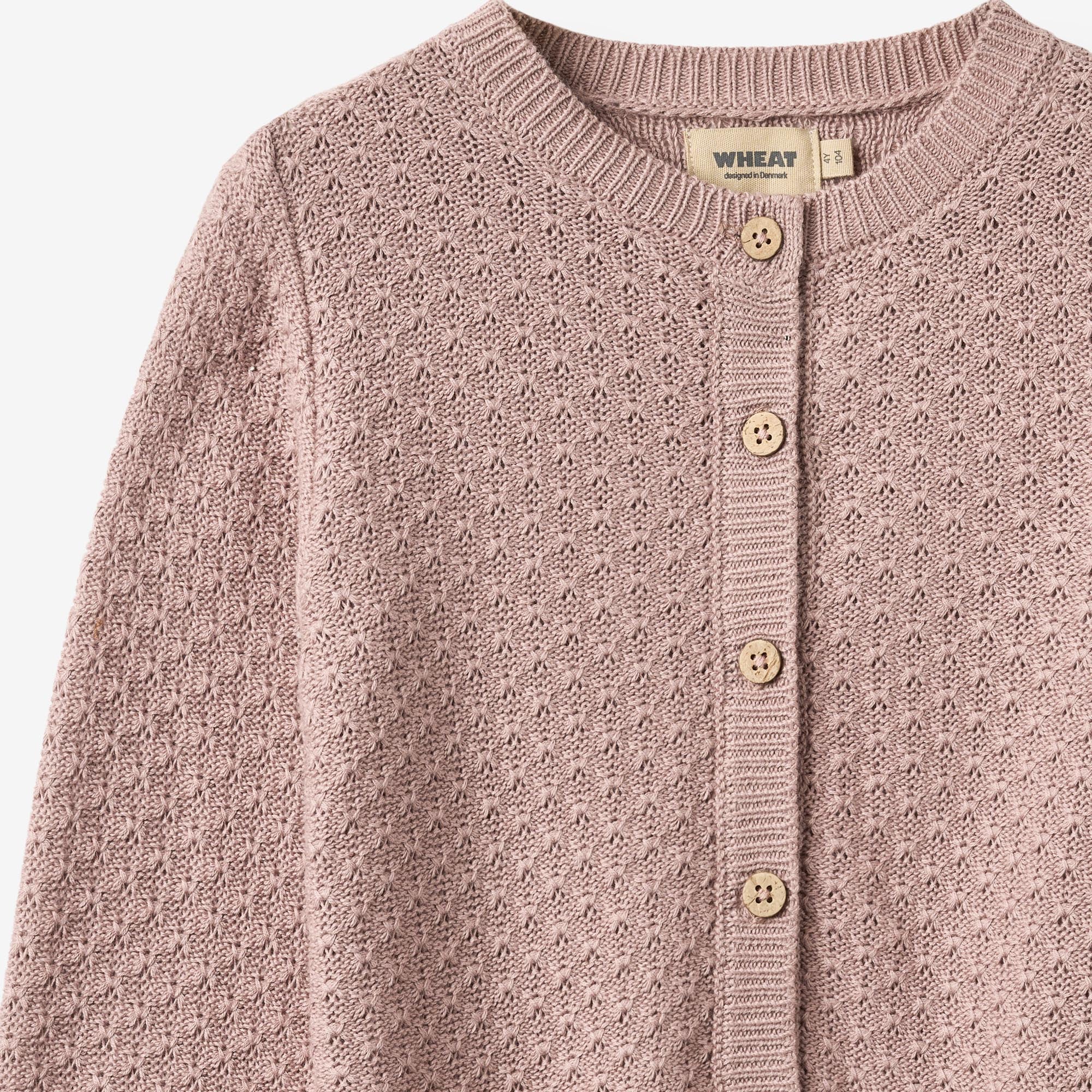 wheat-knit-cardigan-magnella-m-dchen-strickjacke-dry-rose-bio image 6