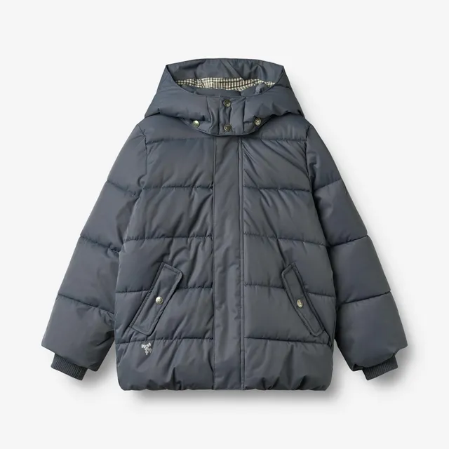 wheat-gael-pufferjacke-jungen-greyblue-recycling-thinsulate image 1
