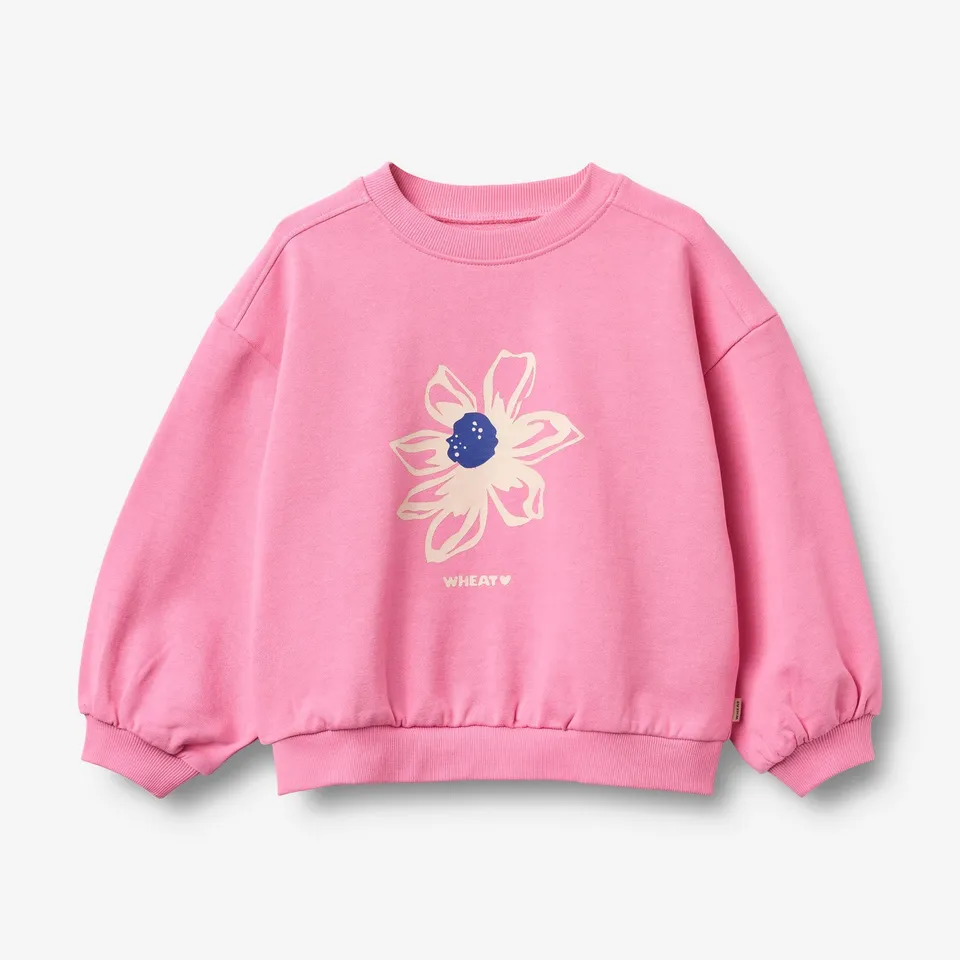 wheat-clothing-sweatshirt-eliza-pink-bio-baumwolle-m-dchen image 1