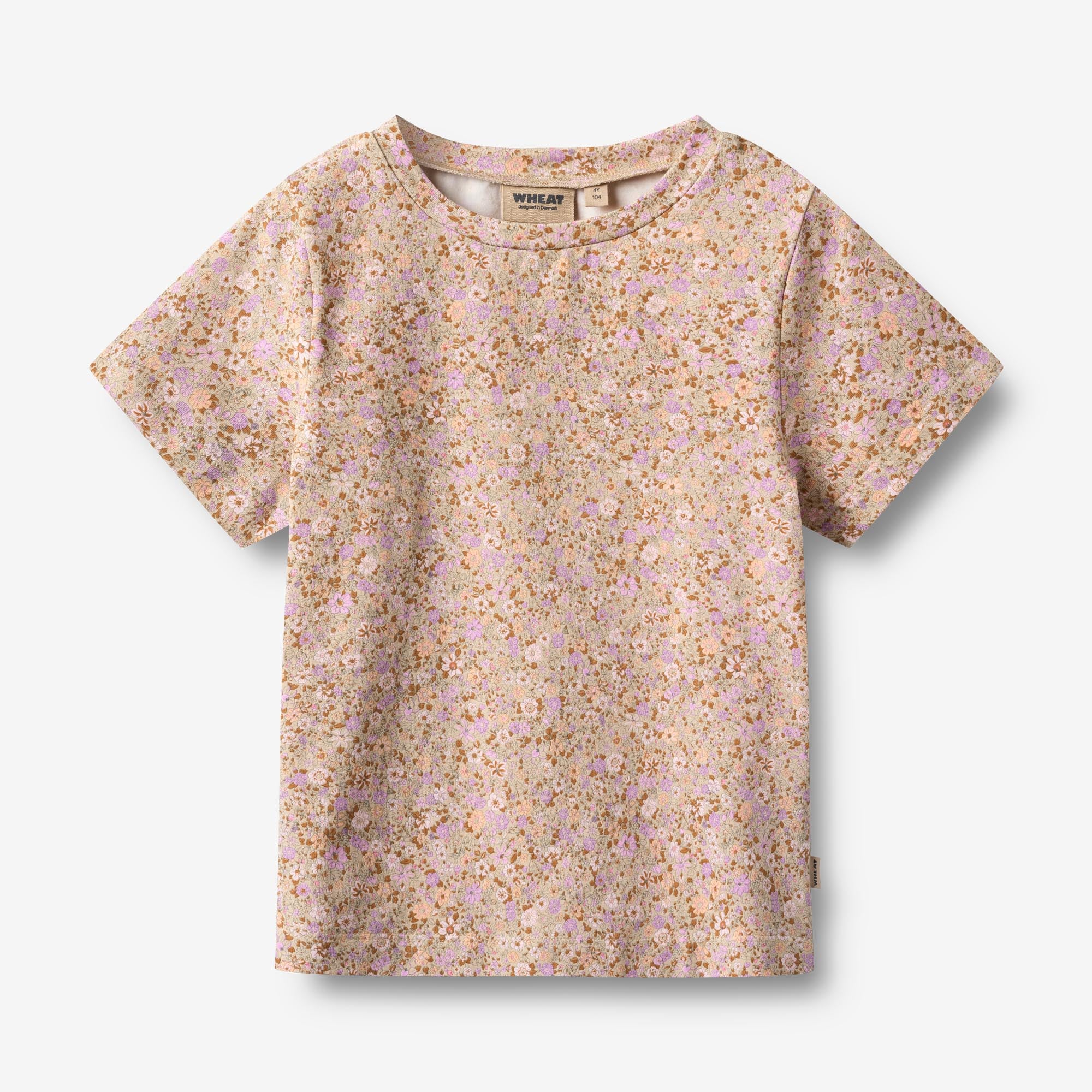wheat-manna-t-shirt-2er-lila-blumen-bio-m-dchen image 3