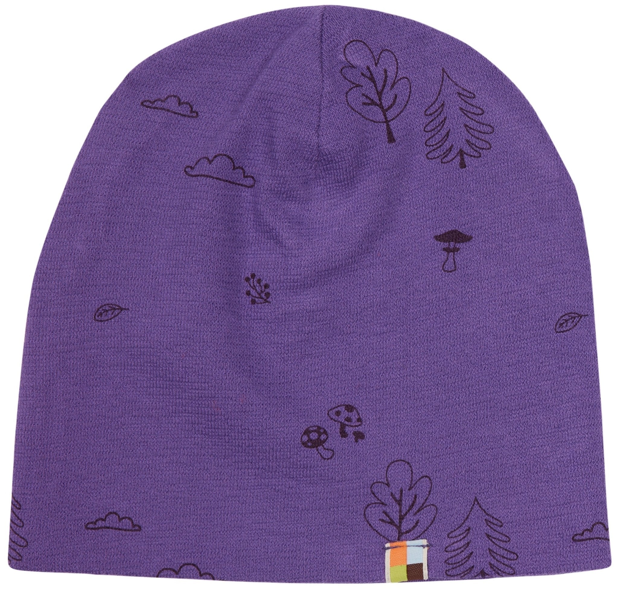 loud-proud-classics-beanie-strukturstrick-silver-wald-druck image 5