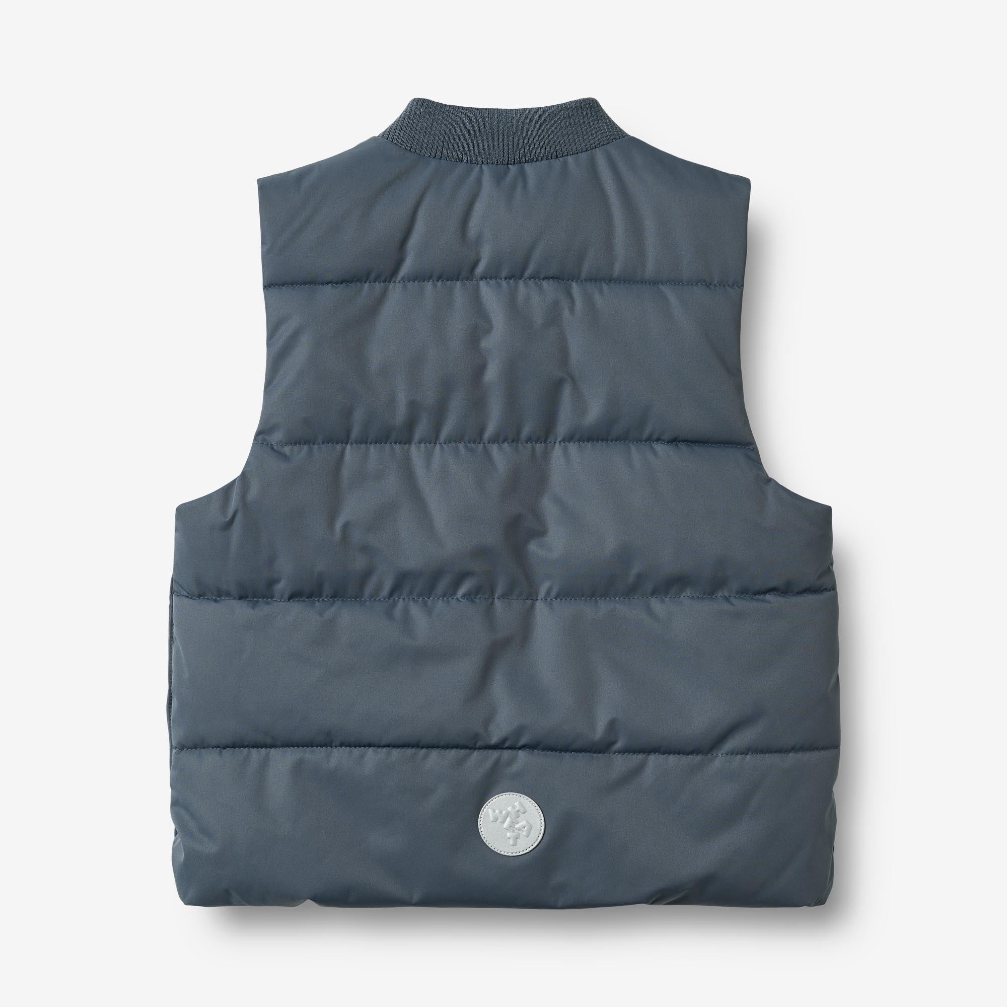 wheat-lakas-puffer-weste-kinder-greyblue-recycelt image 2