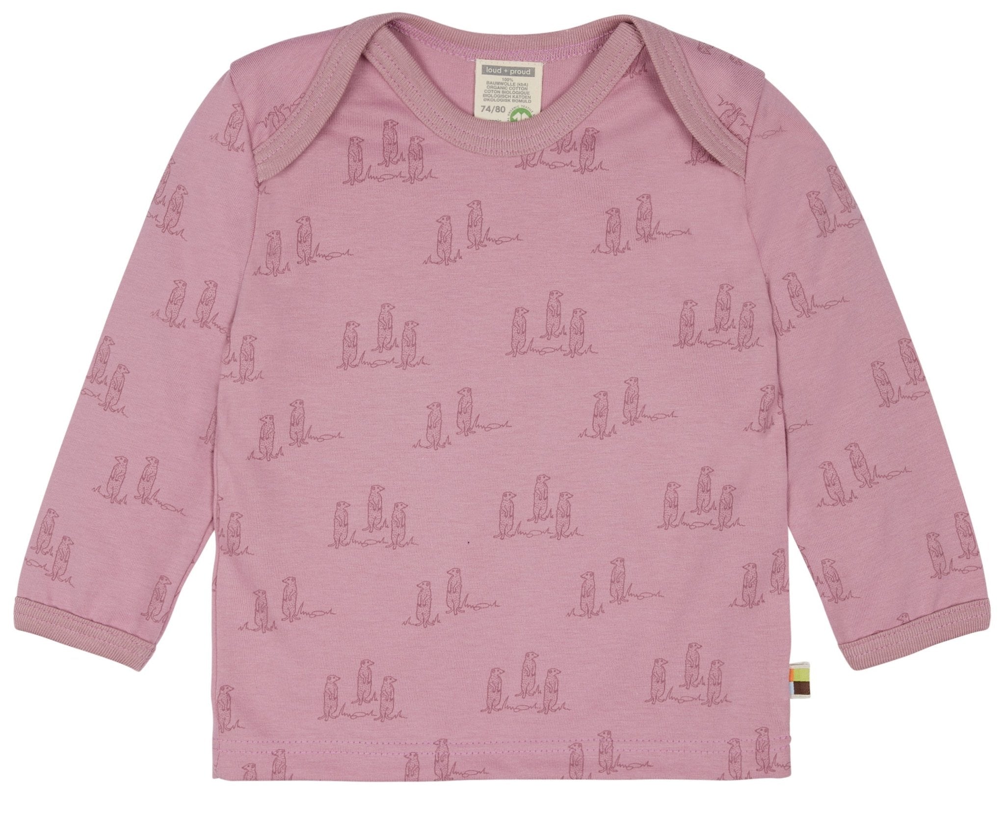 loud-proud-classics-shirt-druck-aster-86-92-single-jersey image 1