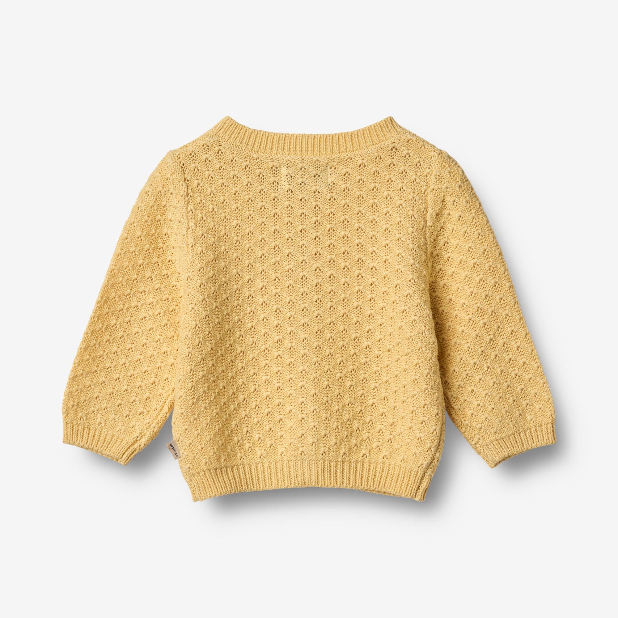 wheat-magnella-strickjacke-golden-yellow-bio-baumwolle image 2