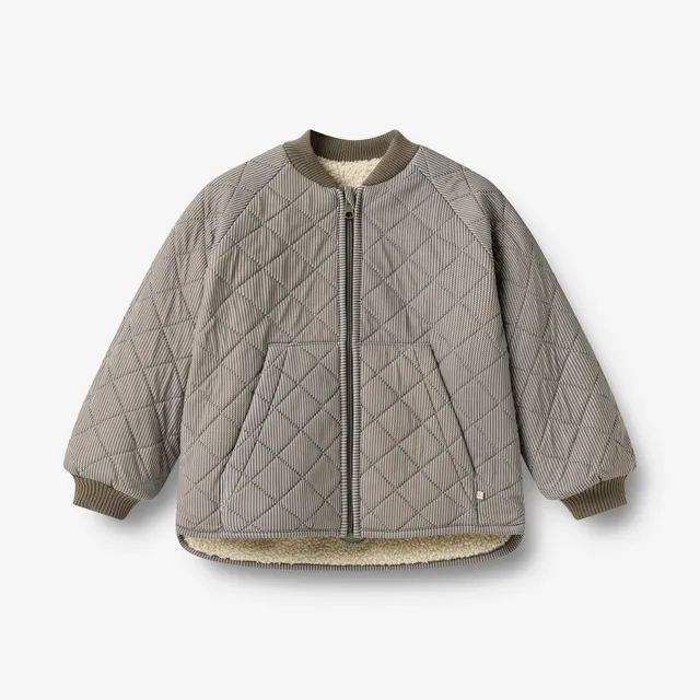wheat-lake-thermo-jacke-braun-gestreift-wendejacke image 1