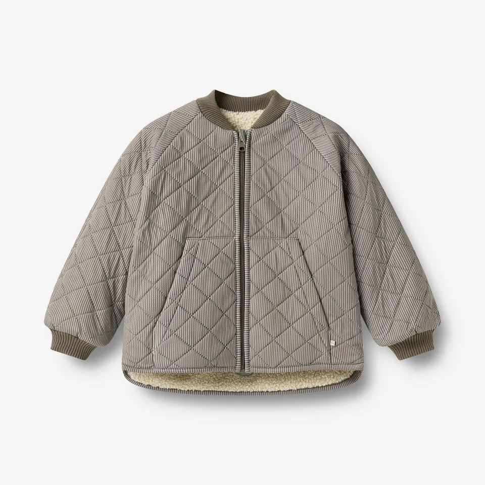 wheat-lake-thermo-jacke-braun-gestreift-wendejacke image 1
