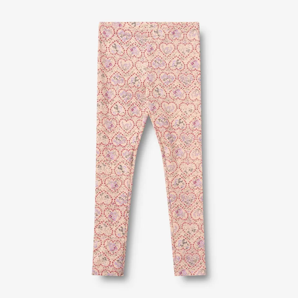 wheat-jules-jersey-leggings-magenta-heart-flowers-bio-baumwolle image 1
