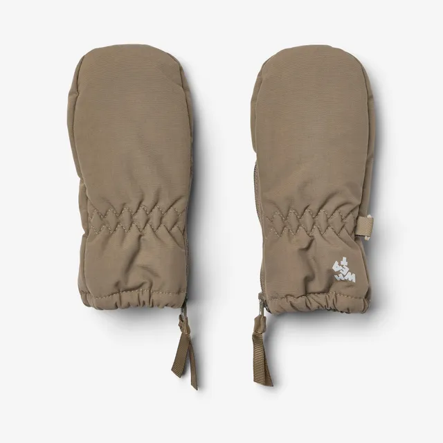 wheat-technical-mittens-zipper-f-ustlinge-dry-wood-recycelt image 1