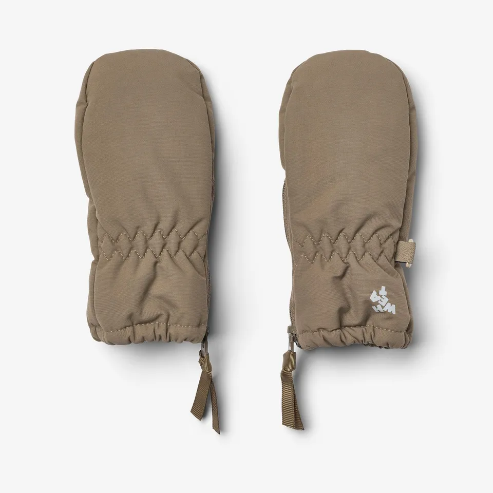 wheat-technical-mittens-zipper-f-ustlinge-dry-wood-recycelt image 1