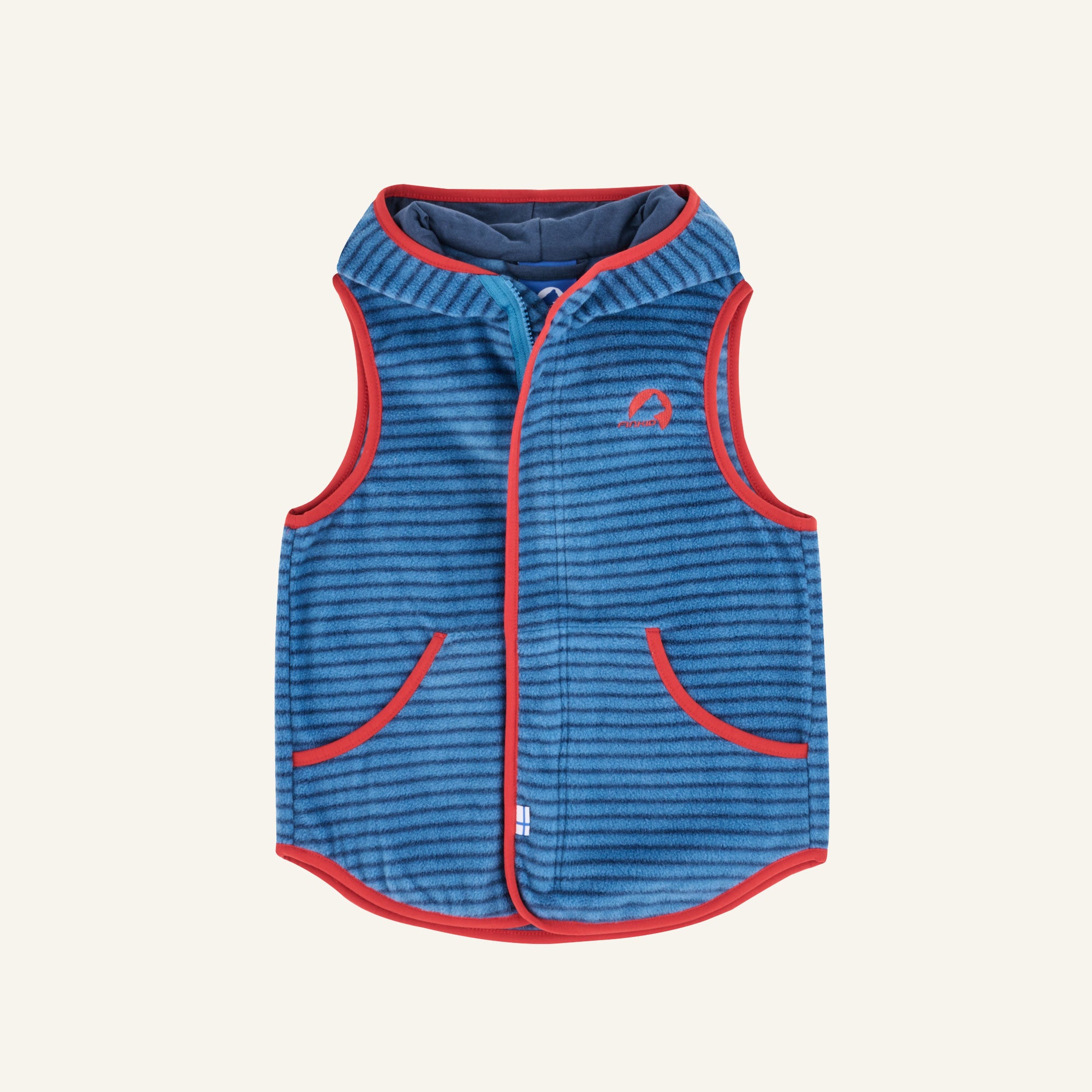finkid-husky-onni-sport-fleeceweste-deep-water-lava-100-110 image 6