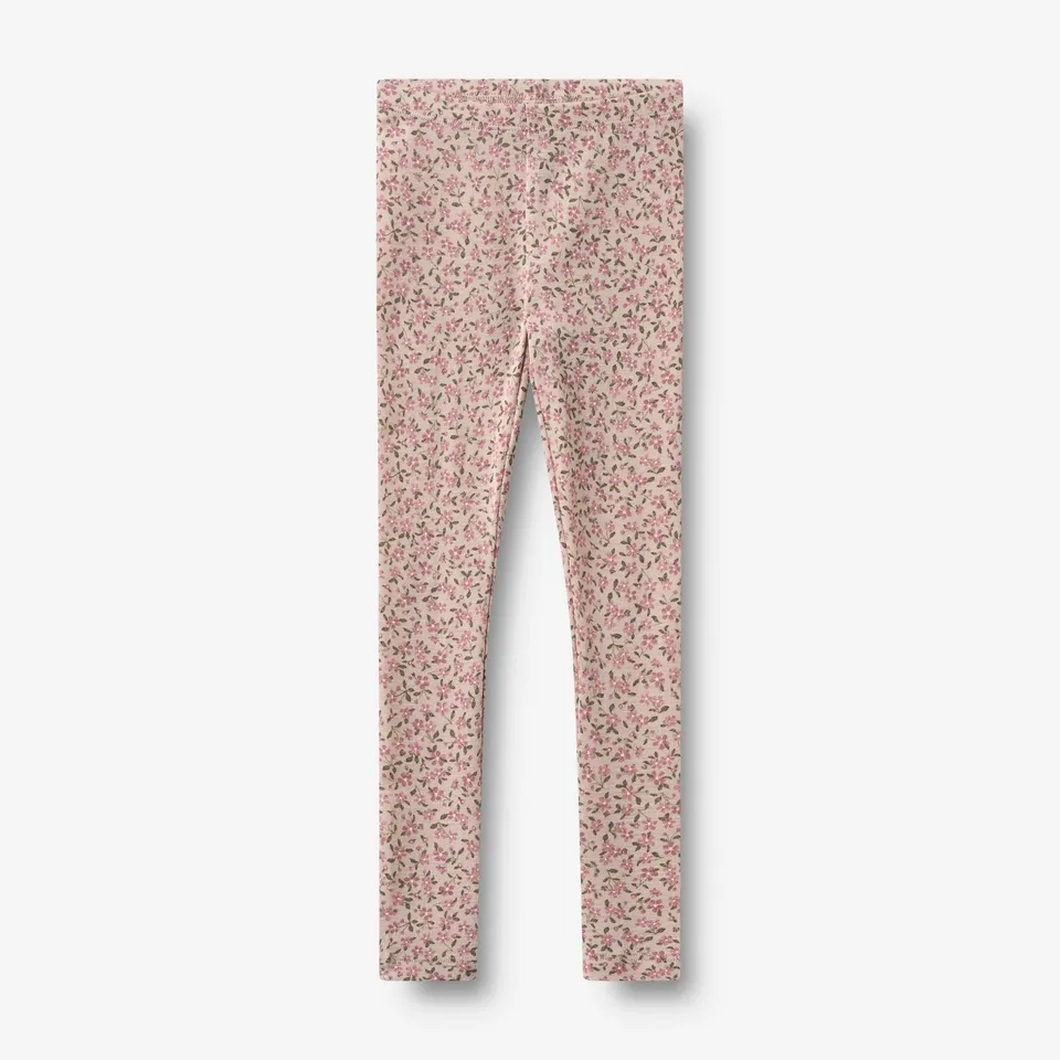 wheat-agi-wollleggings-pale-lilac-flowers-merino image 1