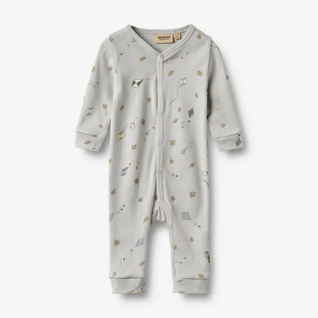 wheat-bendji-jumpsuit-overall-mellow-sky-kites-bio-baumwolle image 1