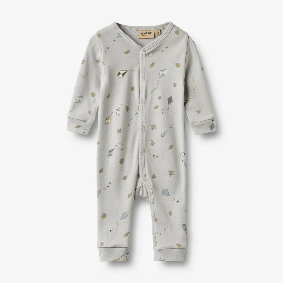wheat-bendji-jumpsuit-overall-mellow-sky-kites-bio-baumwolle image 1