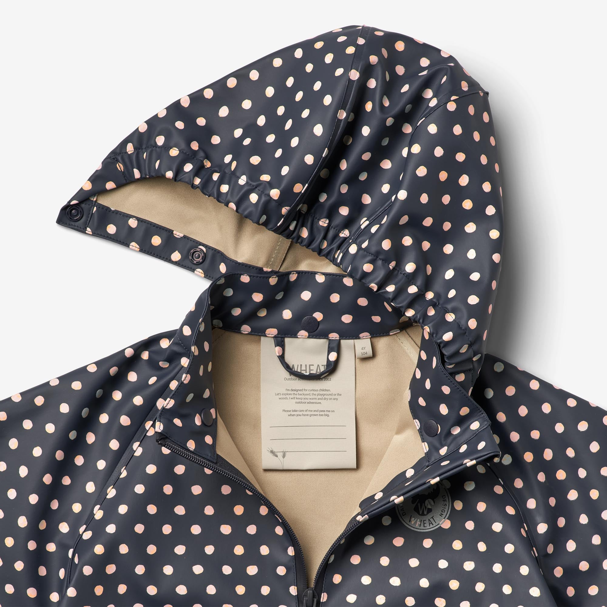 wheat-chardy-regenjacke-ink-dots-wasserdicht image 3