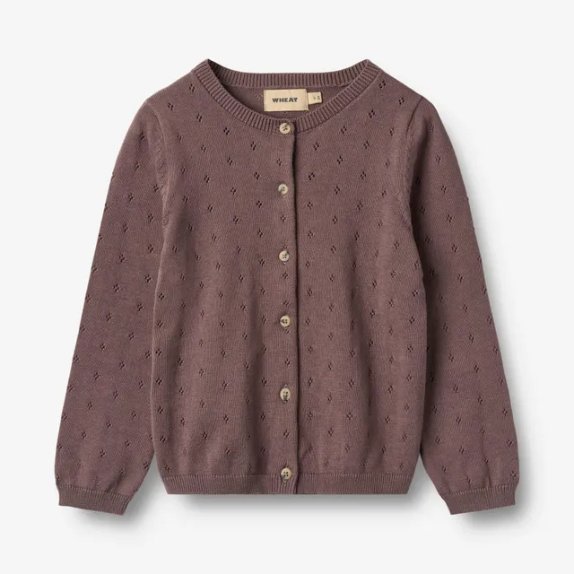 wheat-maia-strickjacke-m-dchen-plum-bio-baumwolle image 1