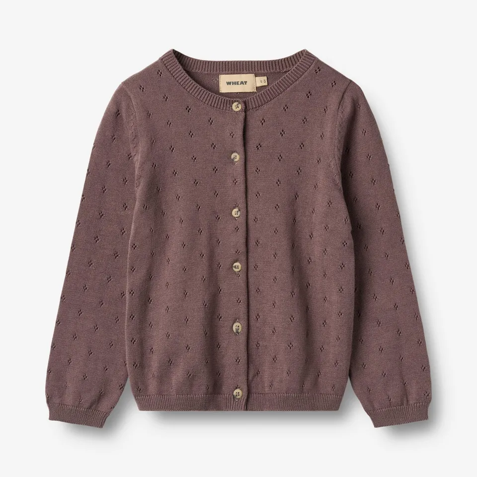 wheat-maia-strickjacke-m-dchen-plum-bio-baumwolle image 1
