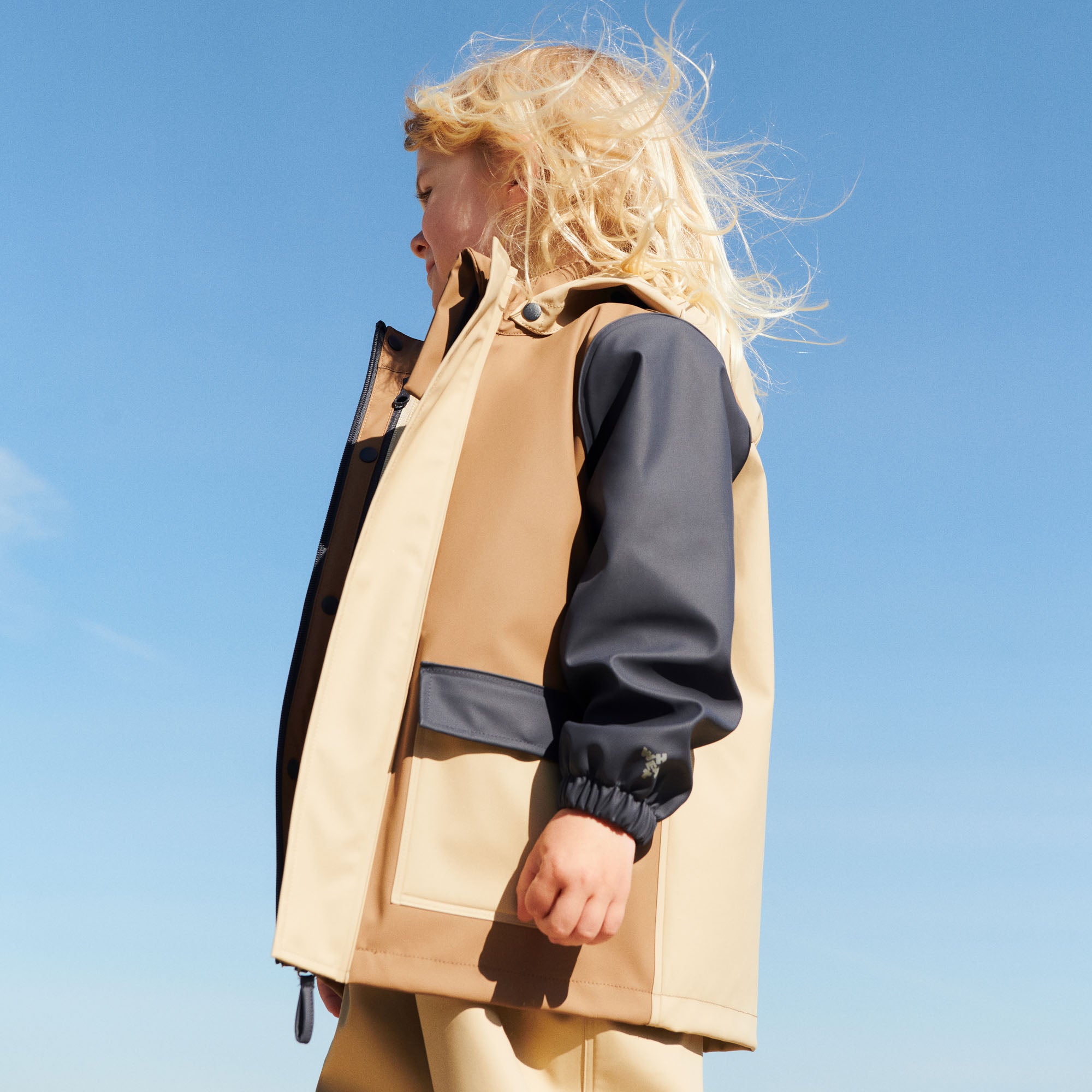 wheat-otu-regenjacke-white-pepper-kinder-wasserdicht image 3
