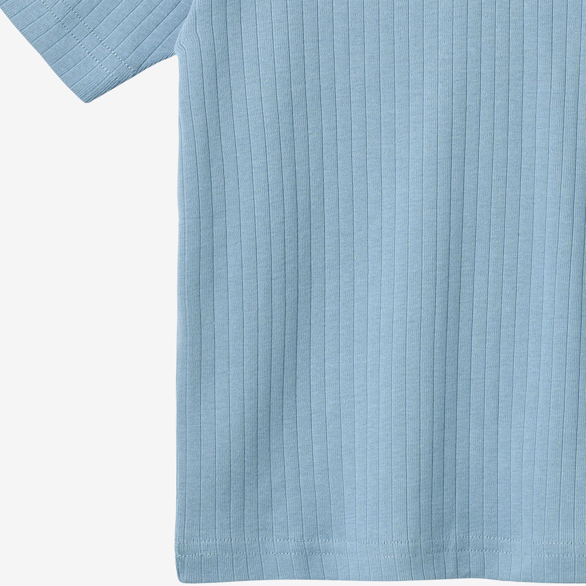 wheat-lumi-t-shirt-faded-denim-bio-baumwolle-kurzarm image 3