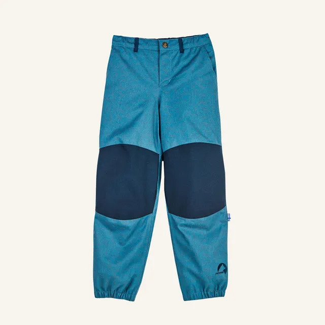 finkid-husky-latuli-ice-outdoorhose-kinder-real-teal-navy-fleece image 1
