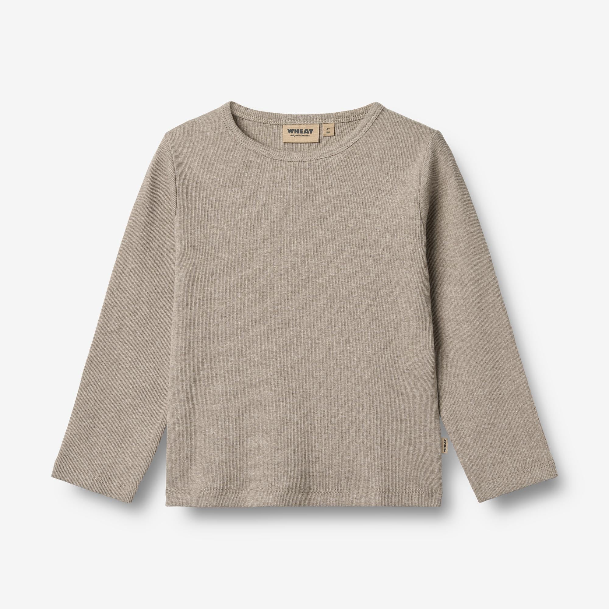 wheat-milo-shirt-langarm-gravel-melange-m-dchen-jersey image 1