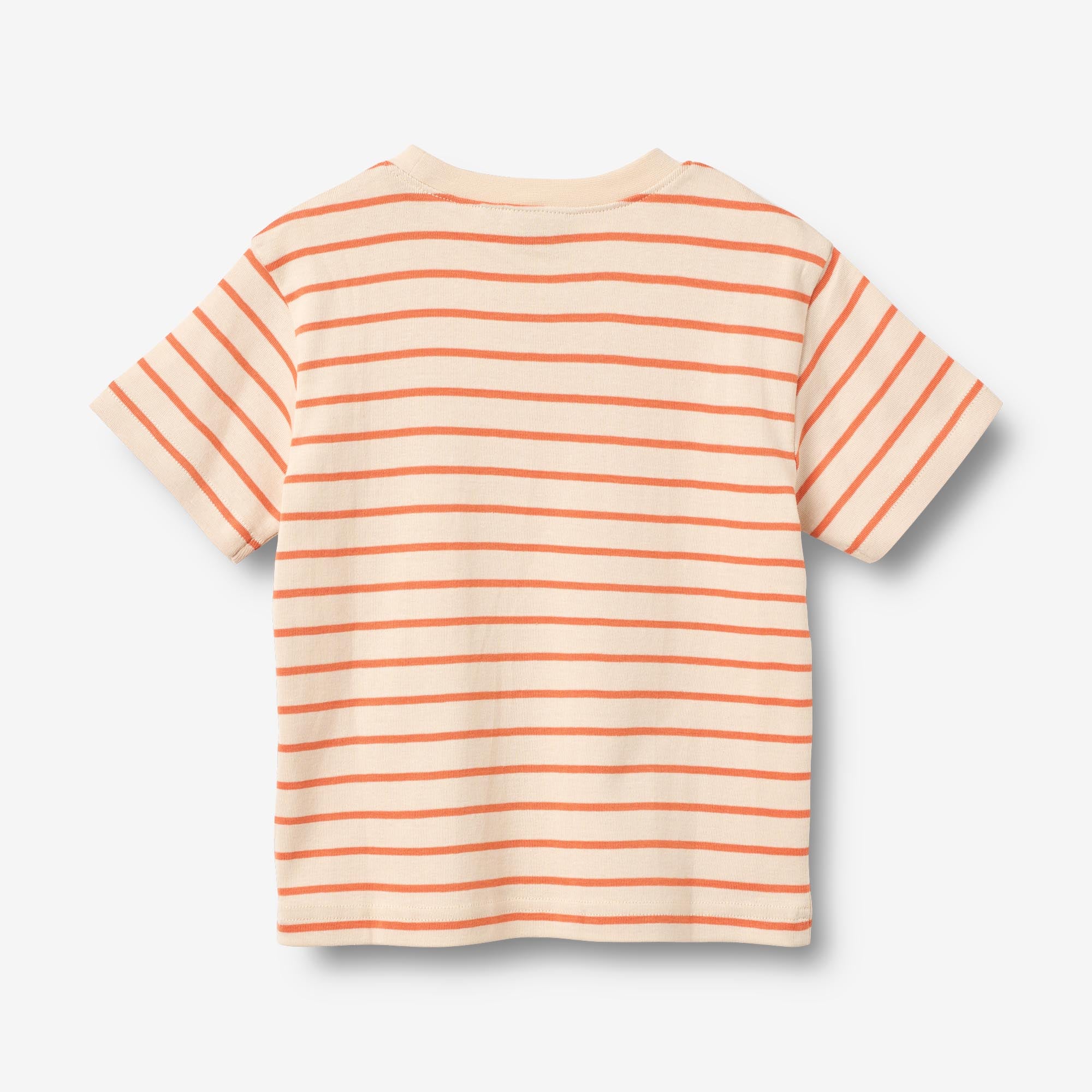 wheat-jay-t-shirt-kinder-orange-stripe-bio-baumwolle image 2