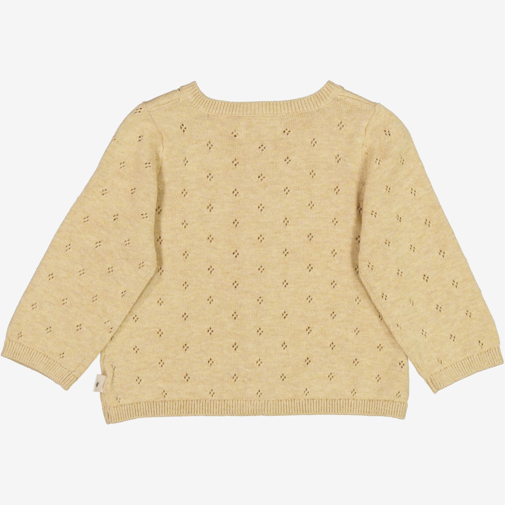 wheat-strickjacke-maia-seeds-melange-baby-cardigan-bio image 2