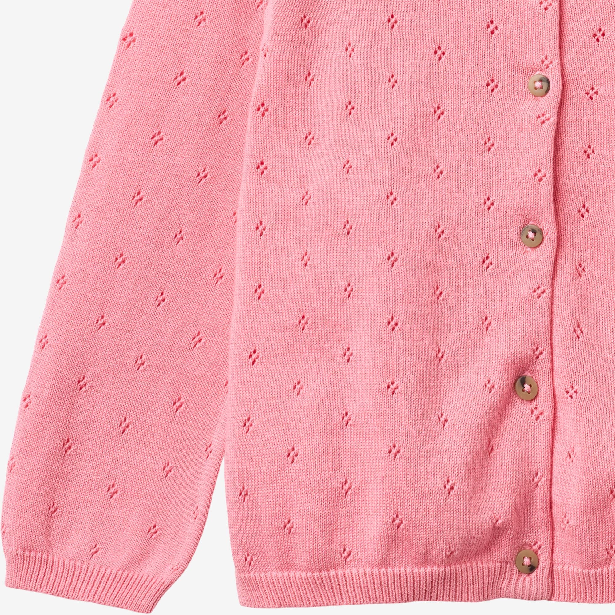 wheat-maia-strickjacke-m-dchen-bubblegum-bio-baumwolle image 3