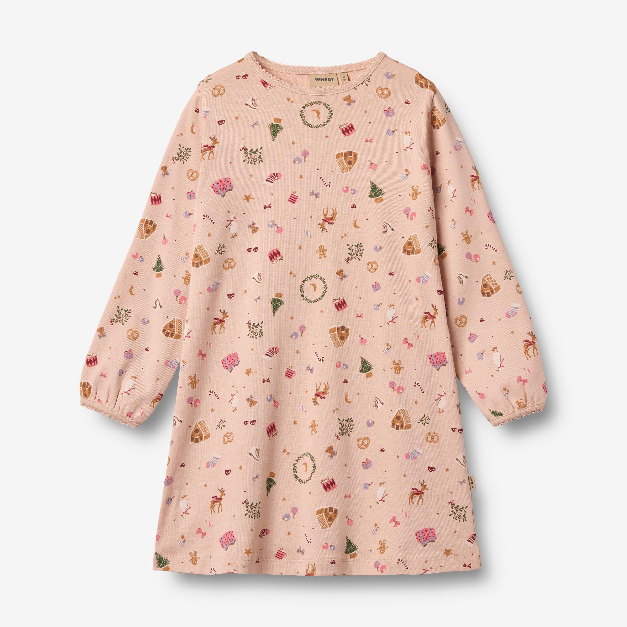 wheat-elinor-nachthemd-rose-dust-holiday-bio-baumwolle image 1