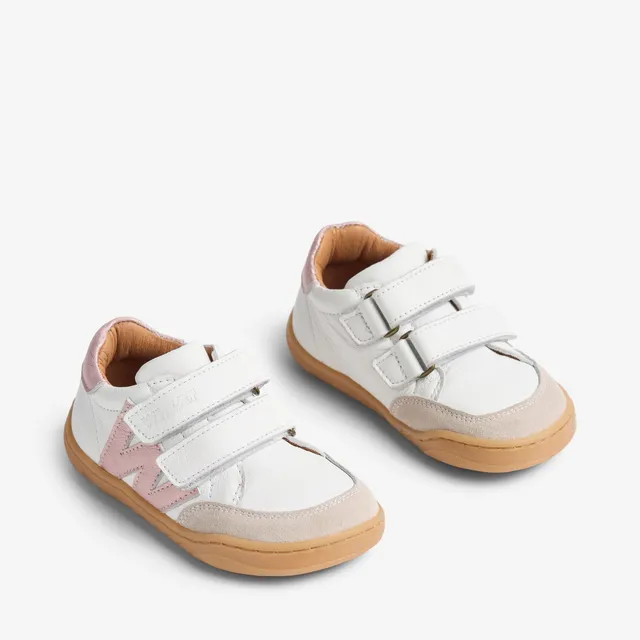wheat-barres-sneaker-white-misty-rose-klett-leder image 1