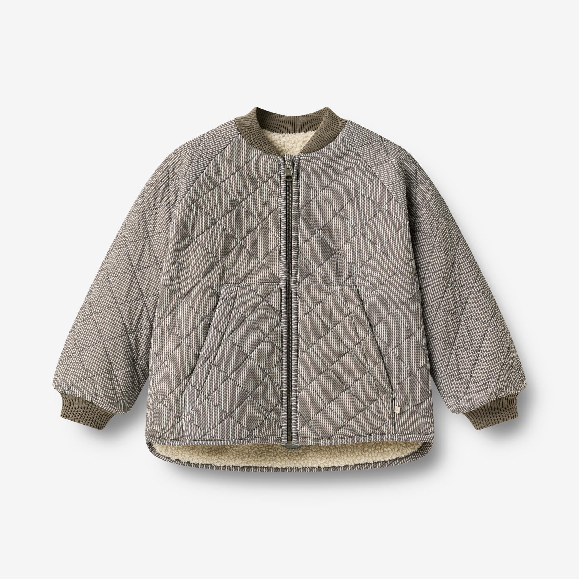 wheat-lake-thermo-jacke-braun-gestreift-wendejacke image 1