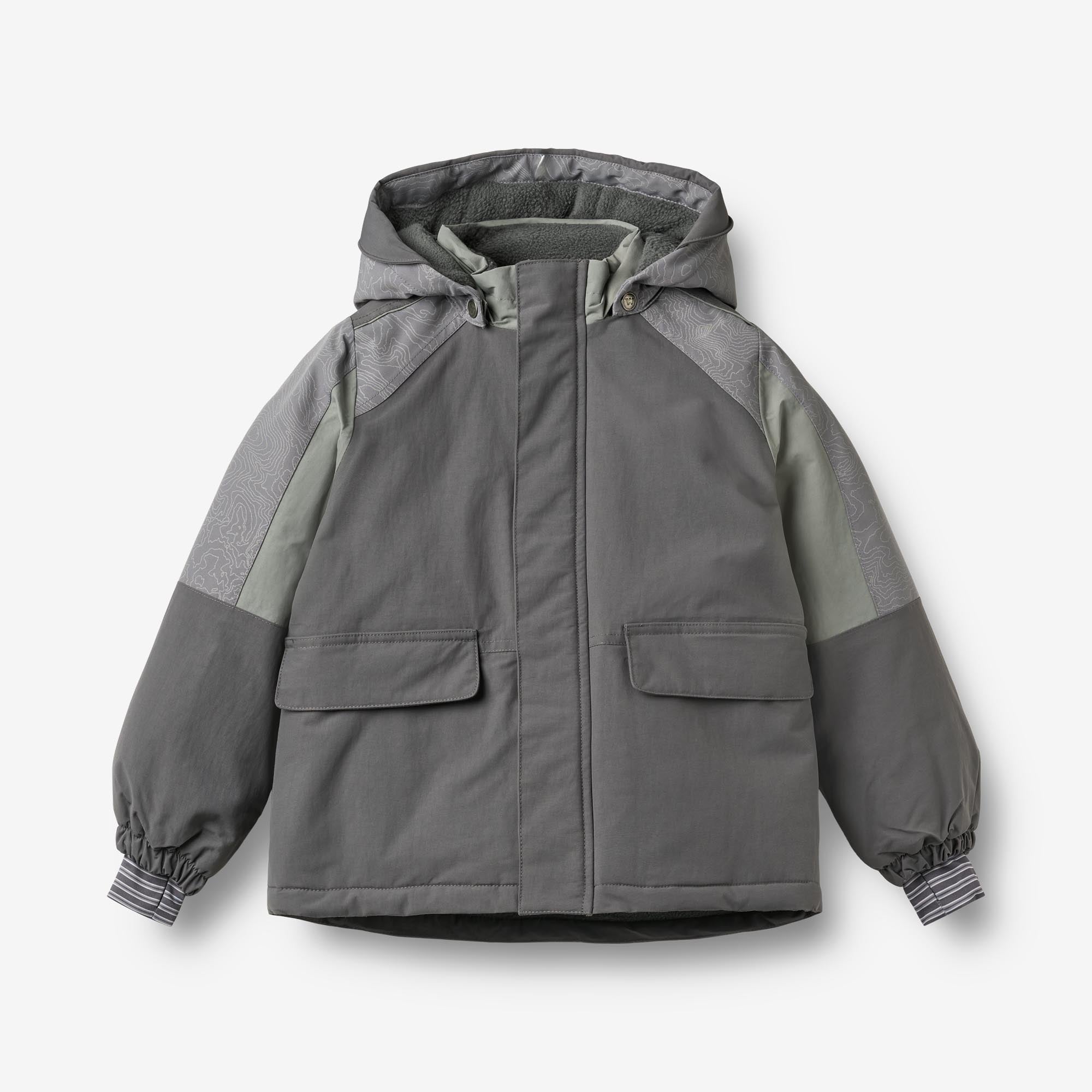wheat-lausto-jacke-dark-charcoal-wasserdicht-22-000-mm-kinder image 1