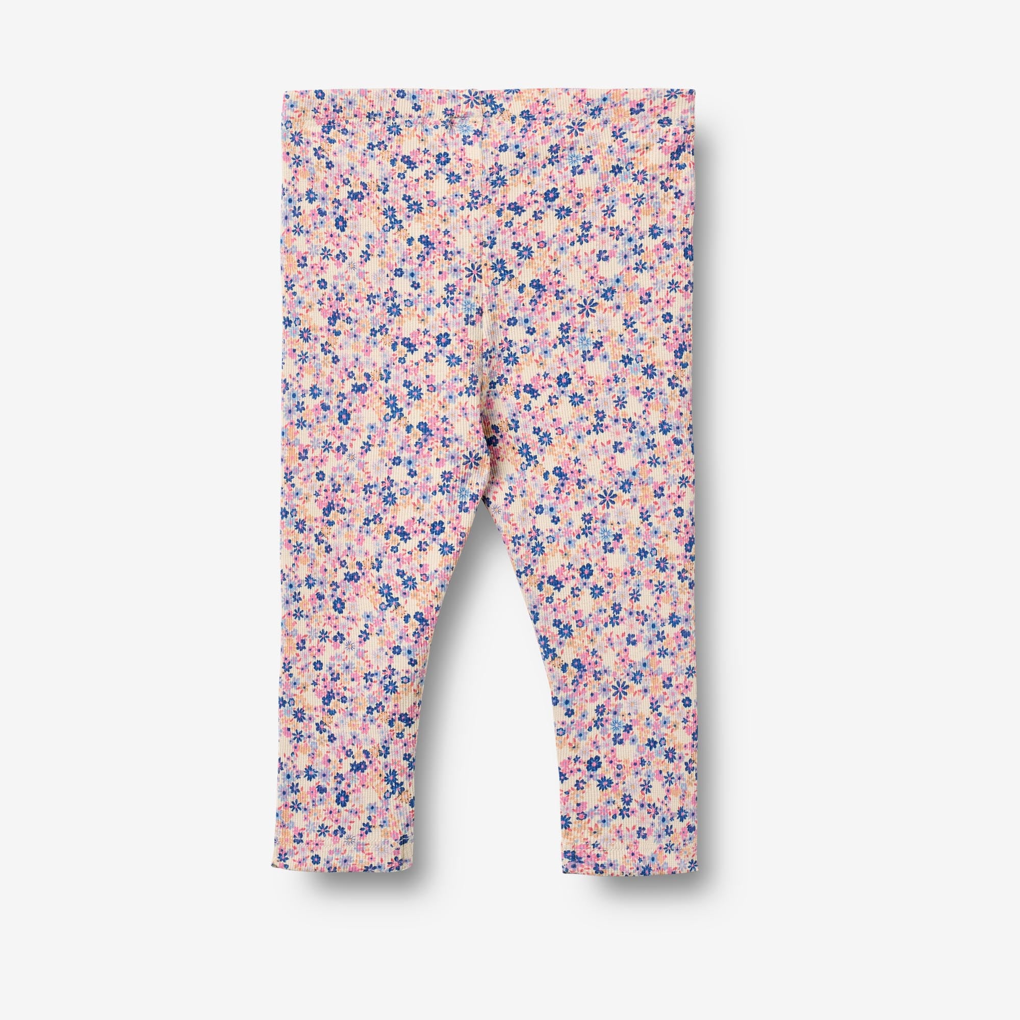wheat-jules-jersey-leggings-pink-blue-flowers-bio-baumwolle image 2