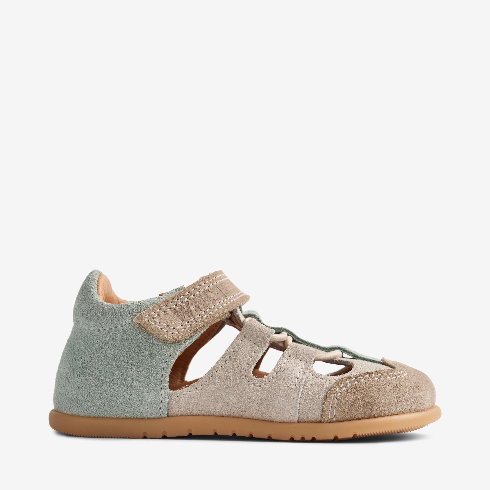 wheat-ellie-barfu-sandale-kleinkind-gr-n-leder image 4