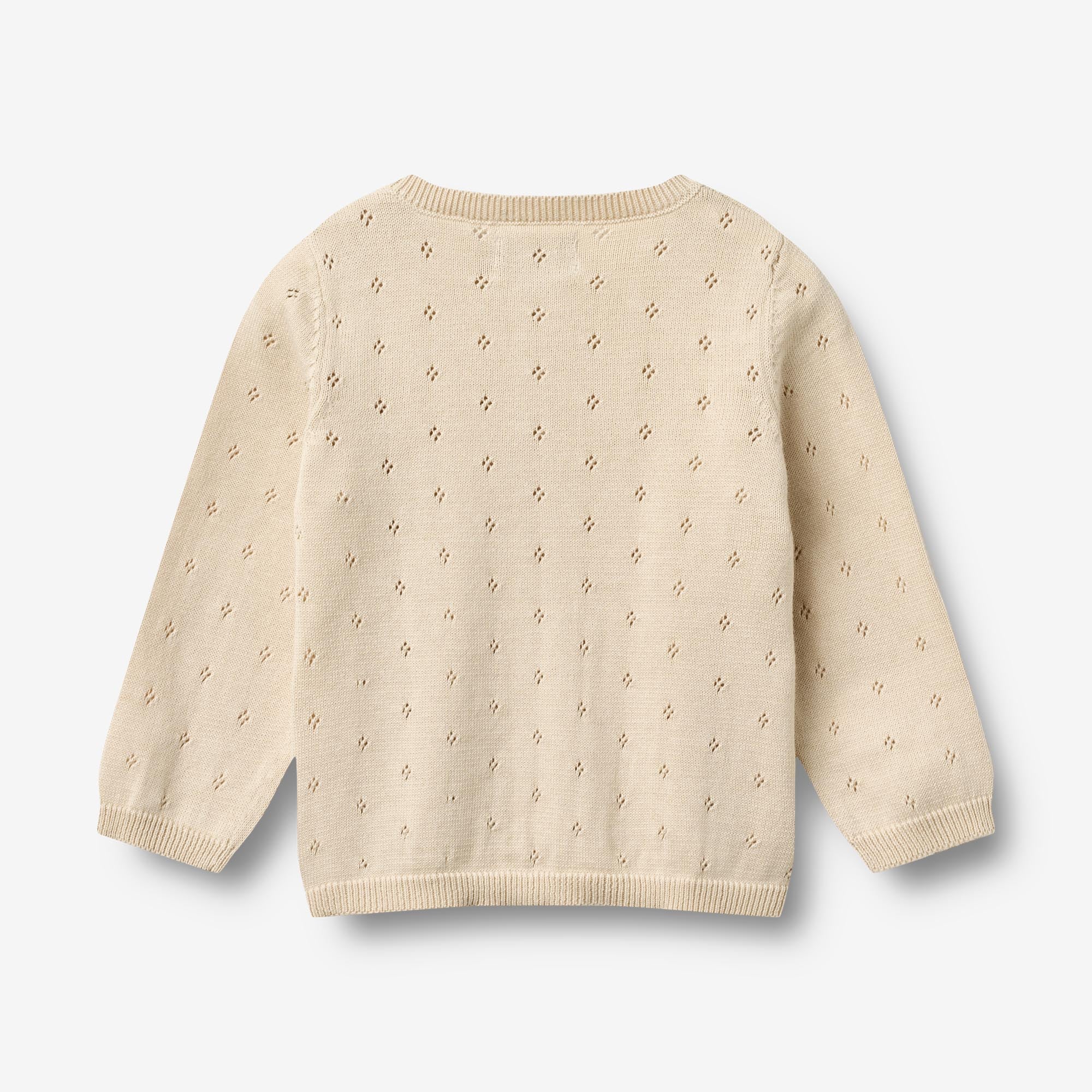 wheat-maia-baby-strickjacke-sandshell-bio-baumwolle image 5