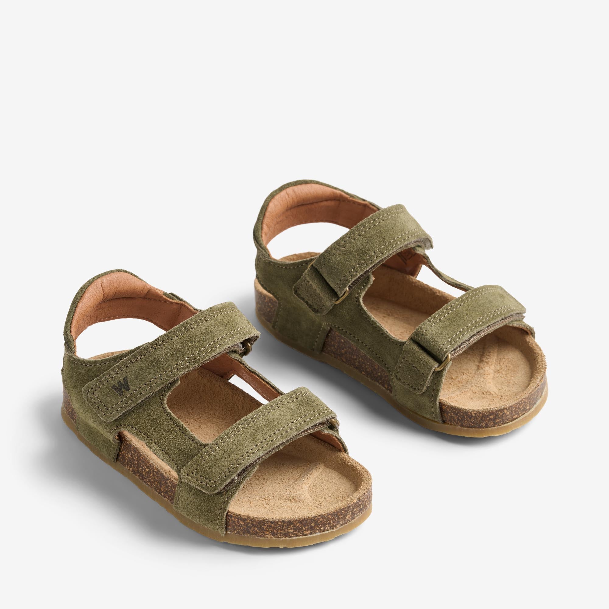 wheat-corey-sandale-teal-water-veloursleder-kinder image 1