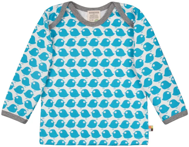 loud-proud-classics-shirt-langarm-langarmshirt-petrol-86-92 image 1