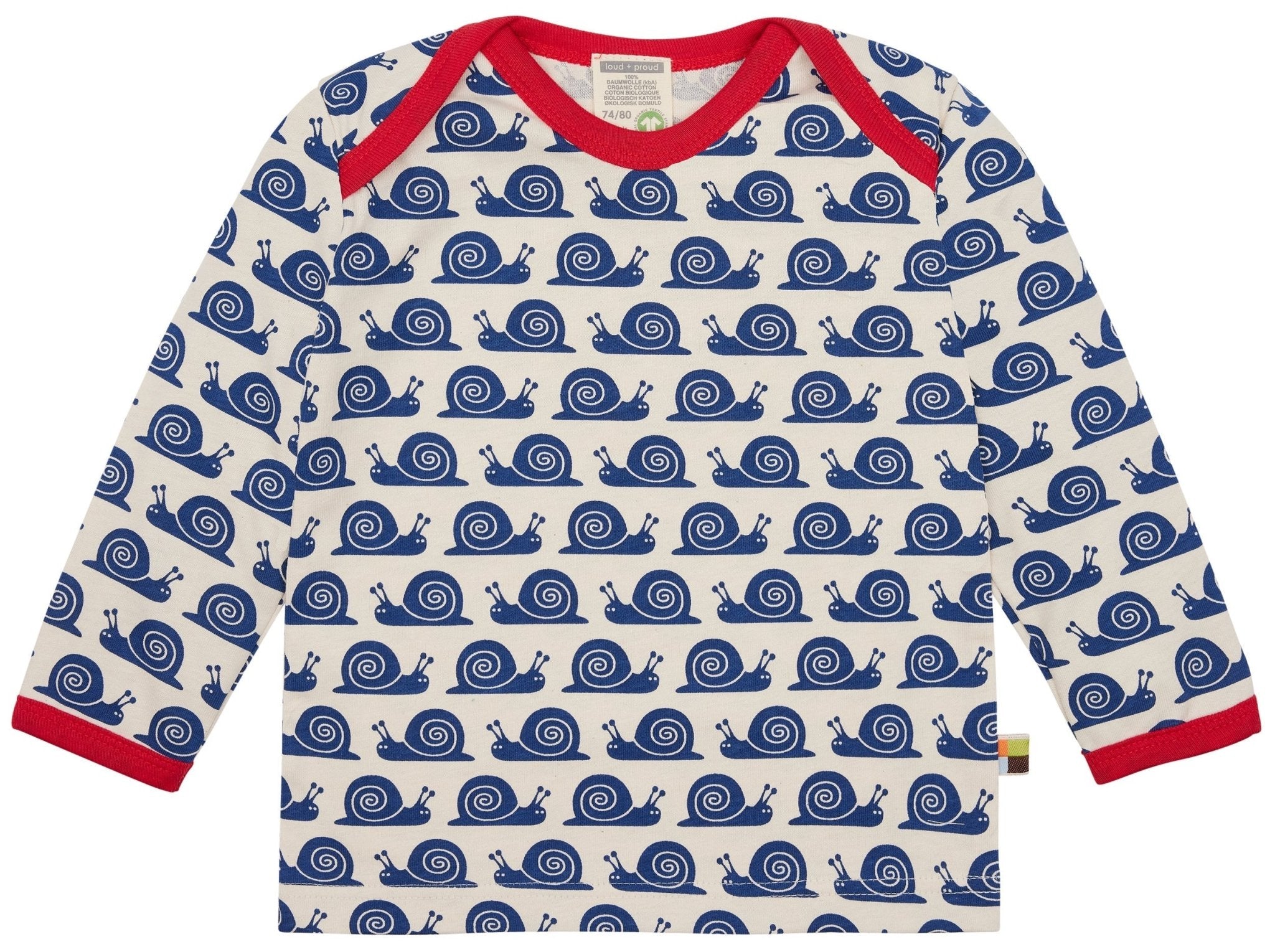 loud-proud-classics-shirt-schnecken-langarmshirt-oregano-bio-baumwolle image 3